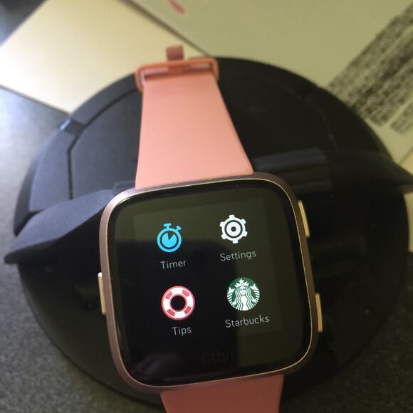 Fitbit Smartwatch with Pink Band - Picture 3 of 8